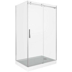 Душевое ограждение GooDDooR Galaxy WTW-130-C-CH+SP-80-C-CH