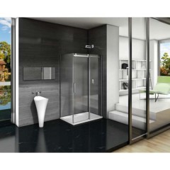Душевое ограждение GooDDooR Galaxy WTW-130-C-CH+SP-90-C-CH