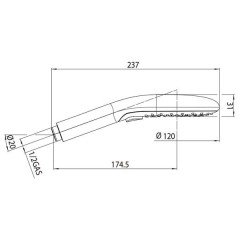 Ручной душ Bossini Syncronia B00800.030