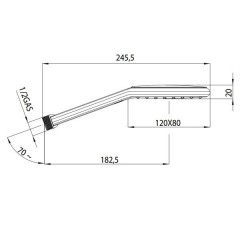 Ручной душ Bossini Agua Fit Air B00174.030