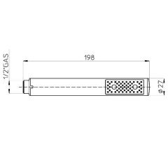 Ручной душ Bossini Zen B00250.030