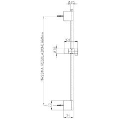 Душевой гарнитур Bossini Agua Fit Air DA50462.030