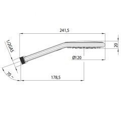 Душевой гарнитур Bossini Agua Fit Air DC80212.030