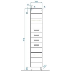 Пенал Style Line Ирис 36