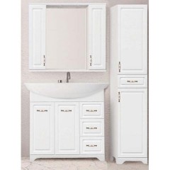 Тумба с раковиной Style Line Олеандр-2 90 люкс белый