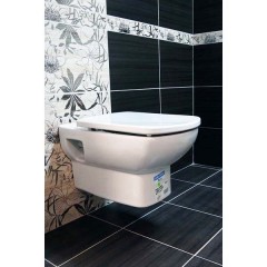 Комплект Roca Dama Senso 893104090 (инсталляция + кнопка + унитаз + сиденье)