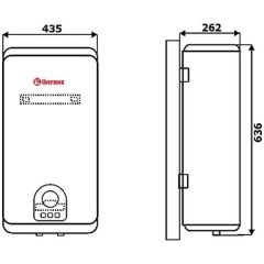Водонагреватель накопительный Thermex Flat Plus IF 30 V