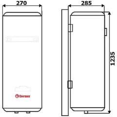 Водонагреватель накопительный Thermex Ultra Slim IU 50