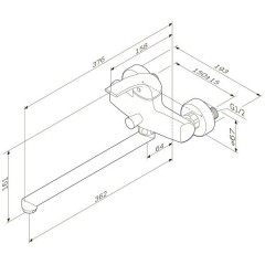 Смеситель универсальный Am.Pm Sense F7590000