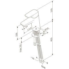 Смеситель для раковины Am.Pm Spirit F7002100