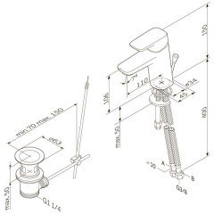 Смеситель для раковины Am.Pm Spirit F7082100