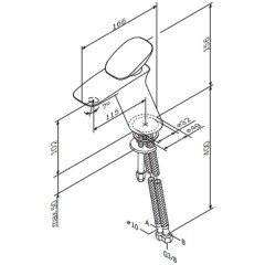 Смеситель для раковины Am.Pm Spirit V2.0 F70A02100