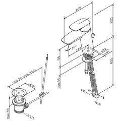 Смеситель для раковины Am.Pm Spirit V2.1 F71A82100