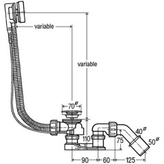 Слив-перелив Viega Simplex 285357