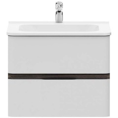 Тумба с раковиной Am.Pm Bliss D 60 белый/венге