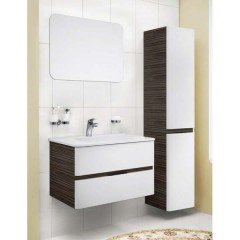 Комплект мебели Am.Pm Bliss D 80 белый/венге
