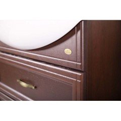 Тумба с раковиной ASB-Woodline Берта 85 орех массив ясеня
