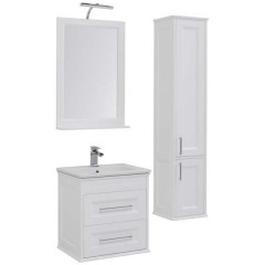 Тумба с раковиной Aquanet Бостон 60 белый 00198477 + 00197960 (209679 + 197960)