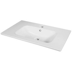 Тумба с раковиной Aquanet Бостон 100 белый 00198479 + 00197961 (209678 + 197961)