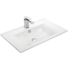 Тумба с раковиной Aquanet Модена 75 белый 00198486 + 00182319