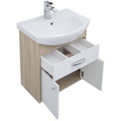 Комплект мебели Aquanet Грейс 60 дуб сонома (1 ящик, 2 дверцы) 00198802