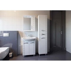 Комплект мебели ASB-Mebel Алекса 60 белый/серебро