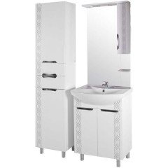 Комплект мебели ASB-Mebel Алекса 70 белый/серебро