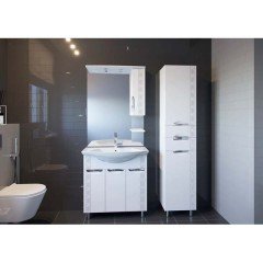 Комплект мебели ASB-Mebel Алекса 80 белый/серебро
