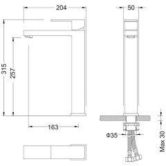 Смеситель для раковины Timo Selene 3061/00 F chrome