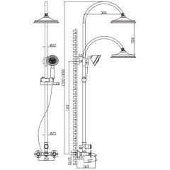 Душевая система Lemark Duetto LM5762C