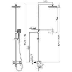 Душевая система Lemark Tropic LM7004C