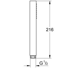 Ручной душ Grohe Euphoria Cube 27698000