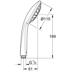 Ручной душ Grohe Euphoria Mono 27265000