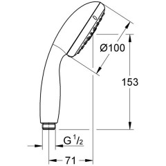 Ручной душ Grohe Tempesta Classic 28261001