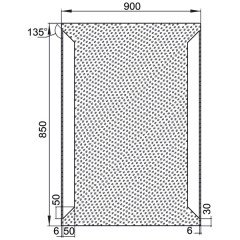 Зеркало Aquanet Сорренто 9085 LED 00196651