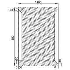 Зеркало Aquanet Сорренто 11085 LED 00196655