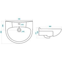 Комплект мебели Triton Диана 55 L
