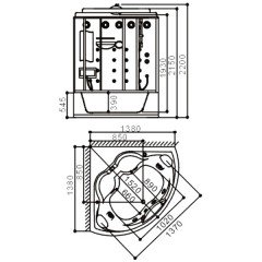 Душевая кабина SSWW BU110