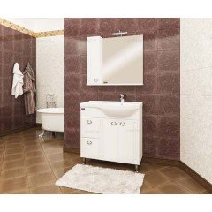 Тумба с раковиной СаНта Коралл 80 L