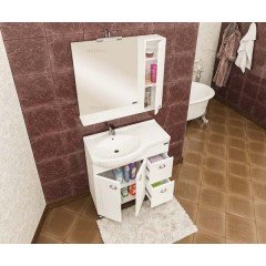 Тумба с раковиной СаНта Коралл 80 R