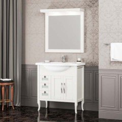 Зеркало Opadiris Мираж 80 слоновая кость