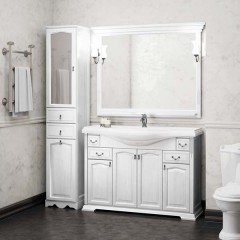 Комплект мебели Opadiris Риспекто 120 белый