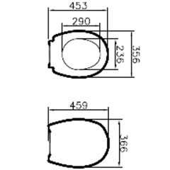 Крышка-сиденье для унитаза VitrA Conforma 115-003-006
