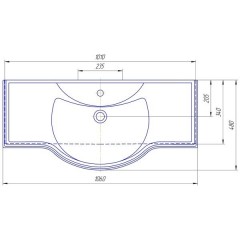 Комплект мебели ASB-Woodline Салерно 105 массив ясеня