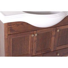 Тумба с раковиной ASB-Woodline Салерно 105 массив ясеня
