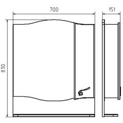 Комплект мебели ASB-Mebel Терни 70