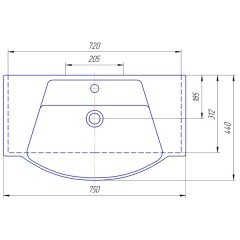 Комплект мебели ASB-Mebel Терни 75