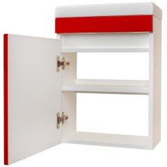 Тумба под раковину Style Line ElFante Compact 40 красный СС-00000418