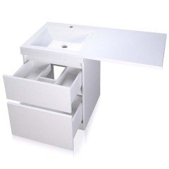 Тумба с раковиной Style Line ElFante Даллас 120 напольная белый L