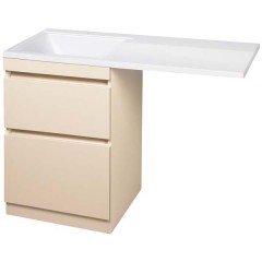 Тумба под раковину Style Line ElFante Даллас 120 напольная крем CC-00000425